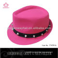 fedora hat for girls beautiful with rivet fashion new design for party